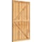 Ekena Millwork Framed Board-n-Batten Shutters w/Z-Bar, Rough Sawn Western Red Cedar, 32 1/4W x 51H, PR RBF06Z32X051RWR - alternate 5